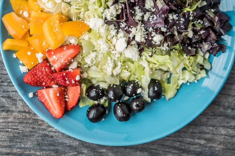 Classic Caesar Salad with romaine lettuce and croutons